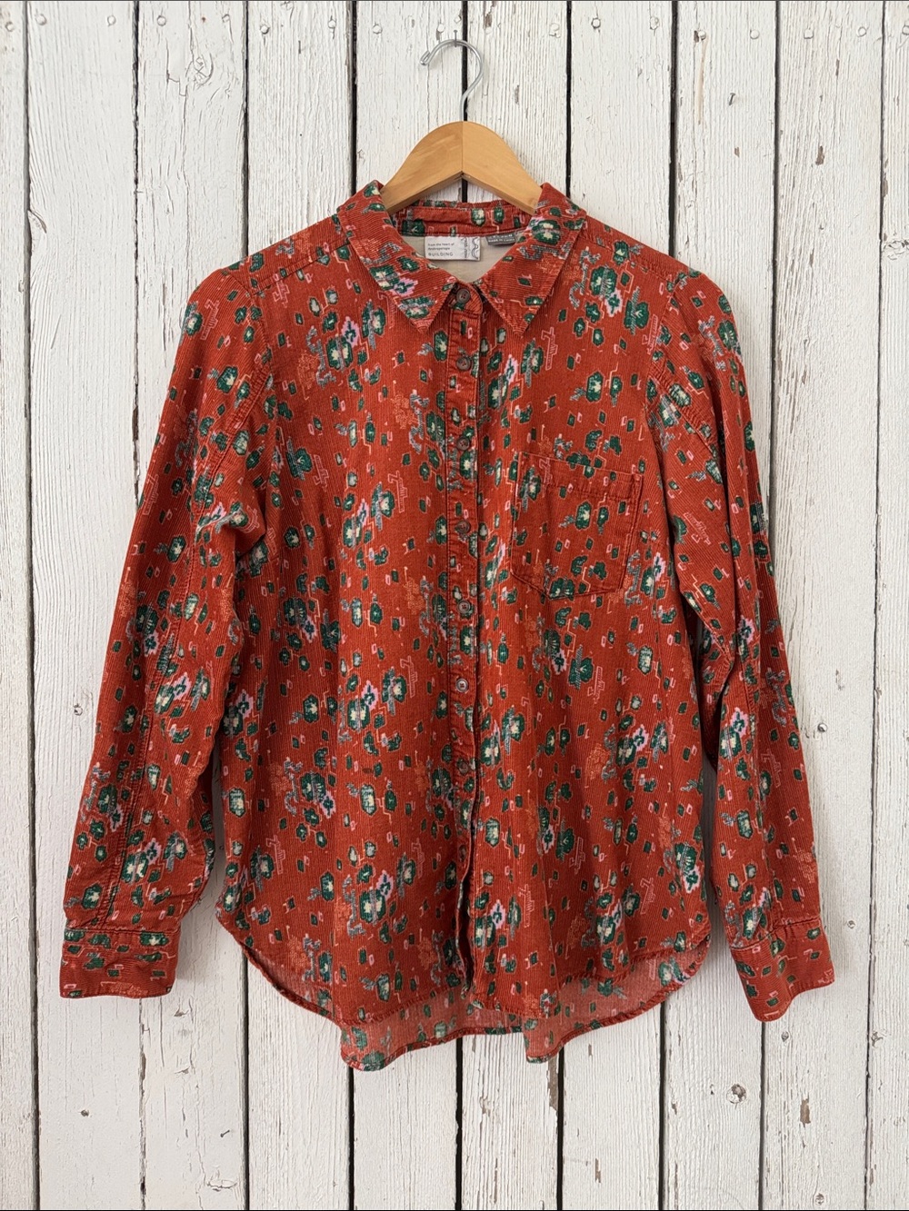 Anthropologie Building 18 Corduroy Blouse